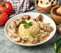 Курица с грибами