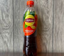 Черный чай Липтон Персик