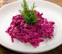 Салат Свекла с орехами