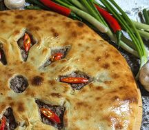 Пирог с мясом Фыдджын