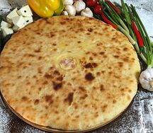 Пирог с индейкой и сыром