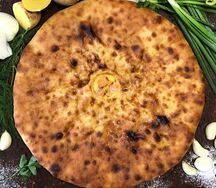 Пирог с сёмгой и сыром