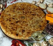 Пирог с капустой и грибами