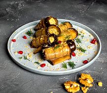 Рулетики из баклажанов