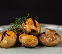 Шампиньоны гриль