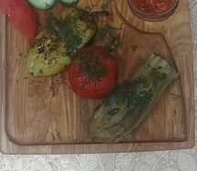 Овощи на мангале