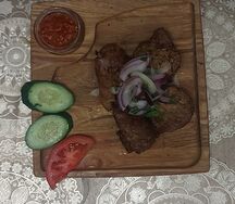 Шашлык из cвинoй шеи