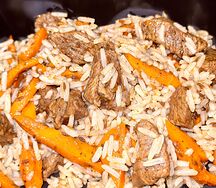 Плов с говядиной