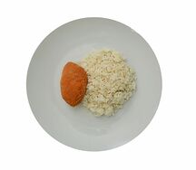 Котлета Де-воляй с рисом