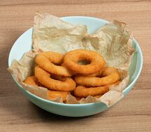 Хрустящие луковые колечки