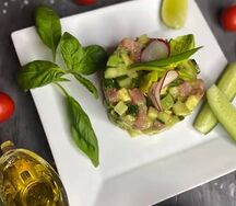 Тартар из тунца/лосося