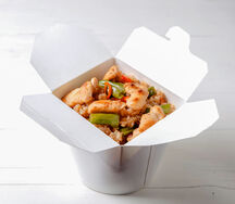 Курица с рисом в соусе терияки