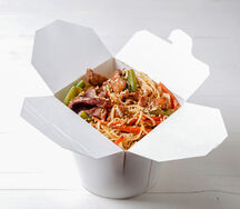 Вок Свинина в сливочном соусе