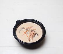 Суп сливочный с лососем