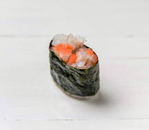 Гункан с креветкой