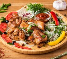 Шашлык из куриного бедра