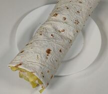 Шаверма с чипсами двойная