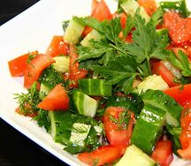 Салат из свежих овощей