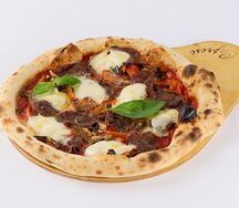 С телятиной и запеченными овощами