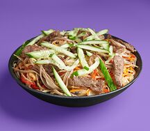 Wok лапша соба с говядиной
