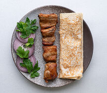 Шашлык из свинины грудинка