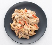 Свинина с овощами