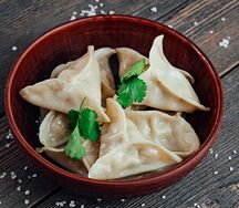 Вонтоны кура и креветка