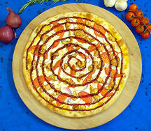 Пицца сырное барбекю