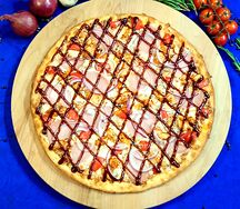 Пицца куриная барбекю 