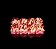 Запечённый бекон с лососем