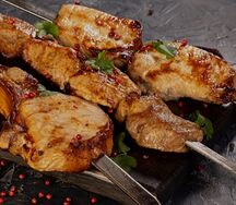 Шашлык из свиной корейки на мангале 