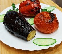 Баклажаны на мангале