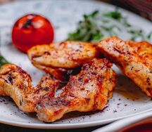 Куриная голень на мангале