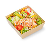 Салат с курицей су-вид