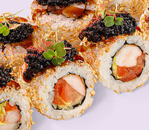 Ролл Креветка с палтусовой икрой