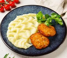 Котлета куриная с пюре