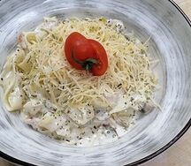 Фетучини чикен карри