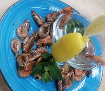 Креветки отварные