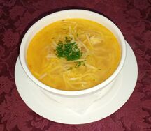 Домашняя суп-лапша из курицы