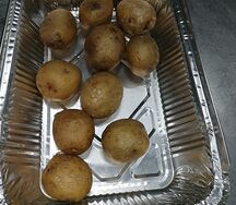 Шашлык из картофеля