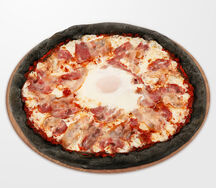 Пицца классическая Карбонара Black