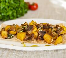 Картофель с грибами