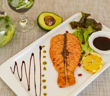 Сёмга на углях