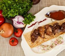 Шашлык из бараньей мякоти