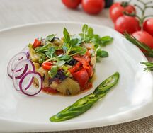 Салат на мангале