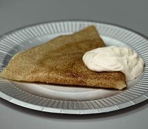 Блин со сметанкой