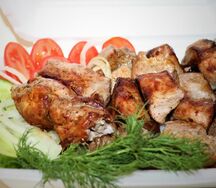 Шашлык на углях