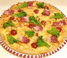 Пицца Цезарь с беконом