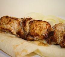 Шашлык в лаваше