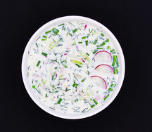 Окрошка на кефире